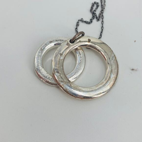 Double Circle Necklace - Picture 4 of 5